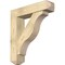 Ekena Millwork Funston Craftsman Rough Sawn Bracket w/ Offset Brace, Douglas Fir, 8"W x 34"D x 38"H BKT0806X34X38FST04RDF - alternate 1